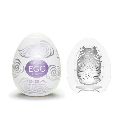 Foto 1 do produto Masturbador em TPE com Textura em Forma de Nuvens - Tenga Egg Cloudy | 5,8 x 5 cm