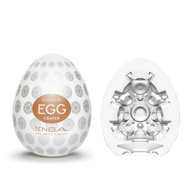 Masturbador em TPE com Ondulações Interna - Tenga Egg Crater | 5,8 x 5 cm