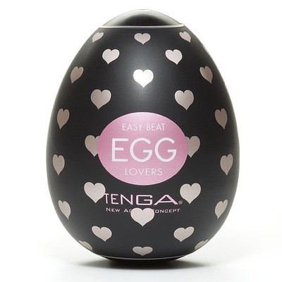 Foto 1 do produto Masturbador Masculino com Texturas em Forma de Corações - Tenga Egg Lovers