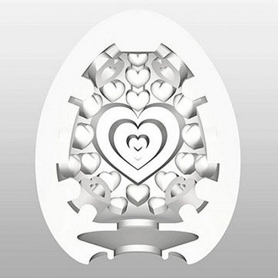 Foto 4 do produto Masturbador Masculino com Texturas em Forma de Corações - Tenga Egg Lovers