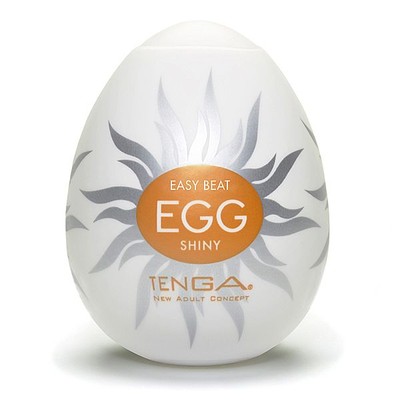 Foto 2 do produto Masturbador em TPE com Ondulações no Interior - Tenga Egg Shiny | 5,8 x 5 cm