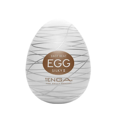 Masturbador Masculino em Silicone com Texturas Interna - Tenga Egg Silky II