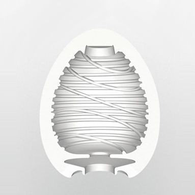 Masturbador Masculino com Texturas Emaranhadas - Tenga Egg Silky - 2