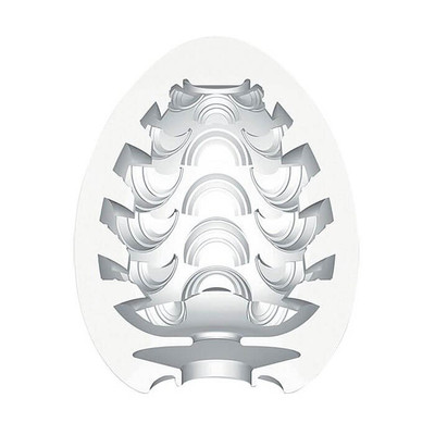 Foto 3 do produto Masturbador Masculino com Nervuras Semicirculares - Tenga Egg Stepper