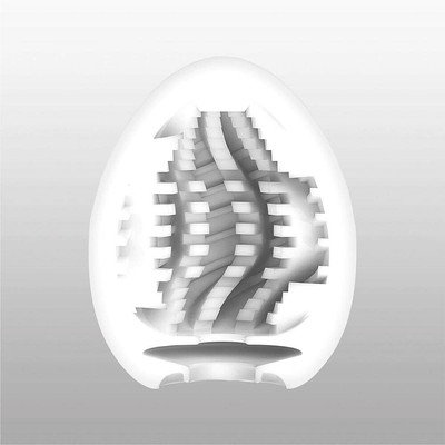 Foto 2 do produto Masturbador Masculino em Silicone com Texturas Interna - Tenga Egg Tornado