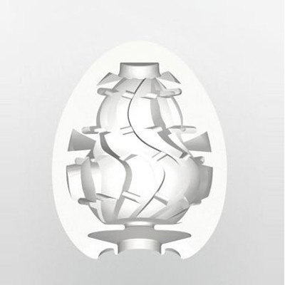 Foto 2 do produto Masturbador Masculino com Ondulações Interna - Tenga Egg Twister