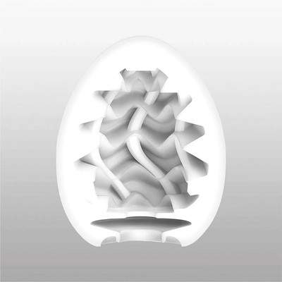 Foto 2 do produto Masturbador Masculino em Silicone com Texturas Interna - Tenga Egg Wavy II