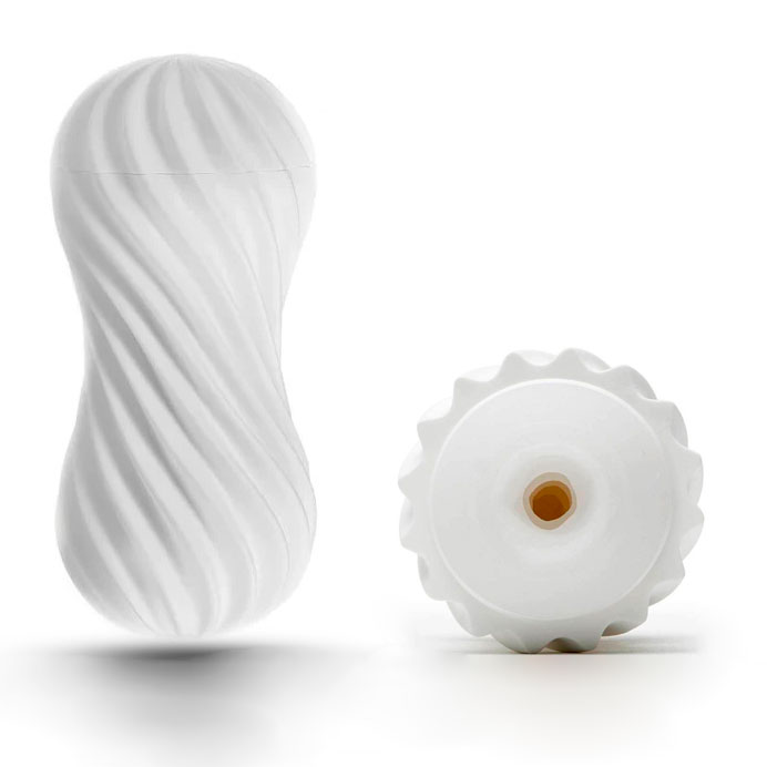 Masturbador em TPE com Textura Interna e Sistema de Vácuo - Tenga Flex | Disponível em 2 Cores - 1