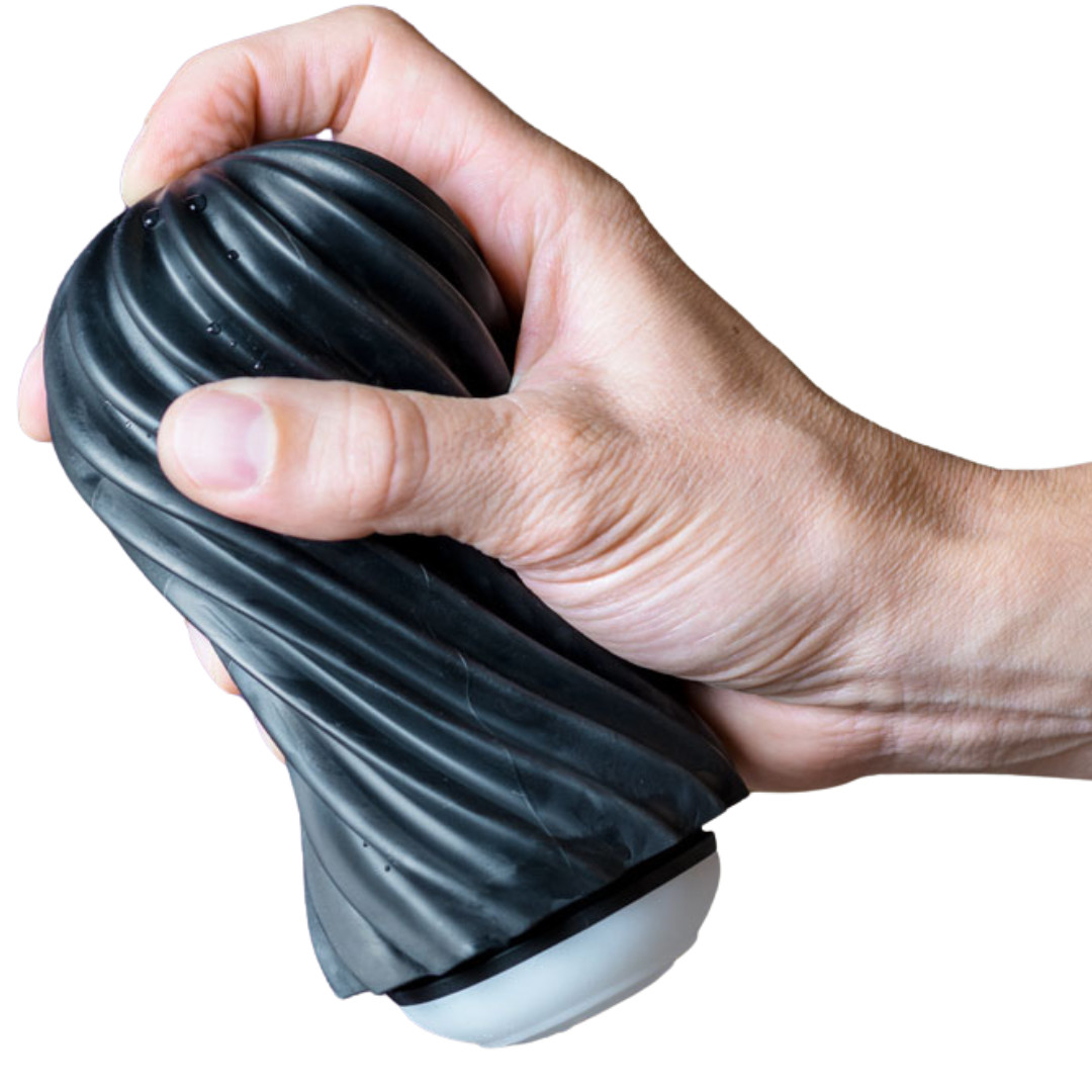 Masturbador em TPE com Textura Interna e Sistema de Vácuo - Tenga Flex | Disponível em 2 Cores - 8