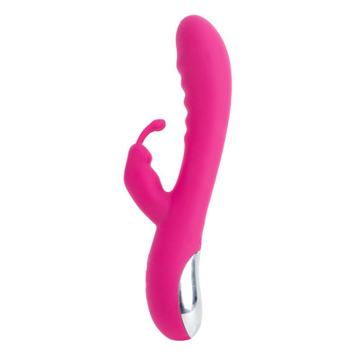 Foto 3 do produto Vibrador de Ponto G com Estimulador de Clitóris e 8 Modos de Vibração em 3 Intensidades - Tess My Tyrant | 12,5 x 3,7 cm