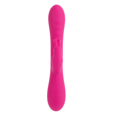 Foto 2 do produto Vibrador de Ponto G com Estimulador de Clitóris e 8 Modos de Vibração em 3 Intensidades - Tess My Tyrant | 12,5 x 3,7 cm