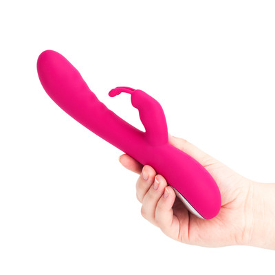 Foto 4 do produto Vibrador de Ponto G com Estimulador de Clitóris e 8 Modos de Vibração em 3 Intensidades - Tess My Tyrant | 12,5 x 3,7 cm