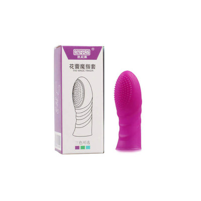 Capa para Dedo em Silicone com Texturas Massageadoras - The Magic Finger | Disponível em 3 Cores