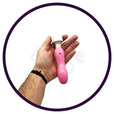 Foto 4 do produto Mini Massageador Corporal com Ponta Flexível e Vibração Única -The Man Instantly The Fire Of Your Love| Disponível em 2 Cores