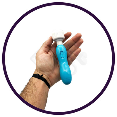 Foto 8 do produto Mini Massageador Corporal com Ponta Flexível e Vibração Única -The Man Instantly The Fire Of Your Love| Disponível em 2 Cores
