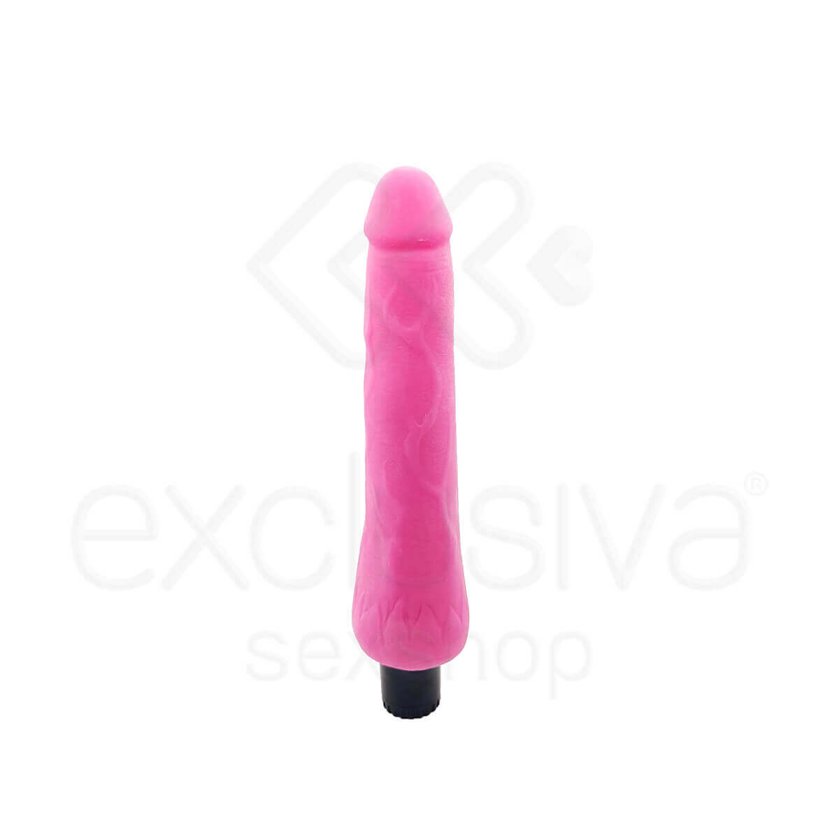 The Realistic Cock - Prótese Realística em Forma de Pênis em Cyberskin com Multivelocidade - 25 x 4 cm | Cor: Rosa - 2