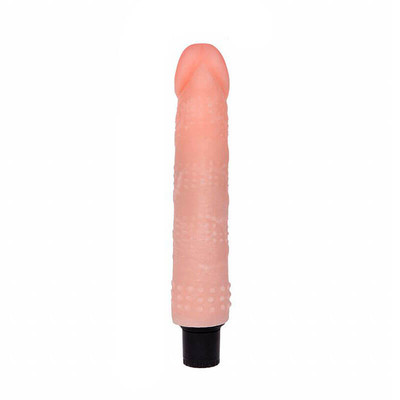 Foto 3 do produto The Realistic Cock - Prótese Realística em Formato de Pênis com Glande Definida, Nódulos Massageadores e Vibração Multivelocidade - 16,7 x 4,2 cm