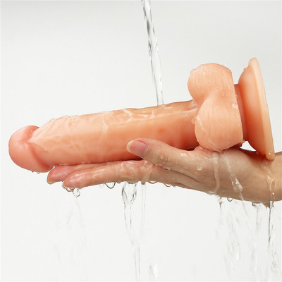 Foto 7 do produto The Ultra Soft Dude 8.0 - Prótese Peniana Realística em Silicone Soft Touch com Escroto, Veias Salientes e Ventosa - 15 x 4 cm