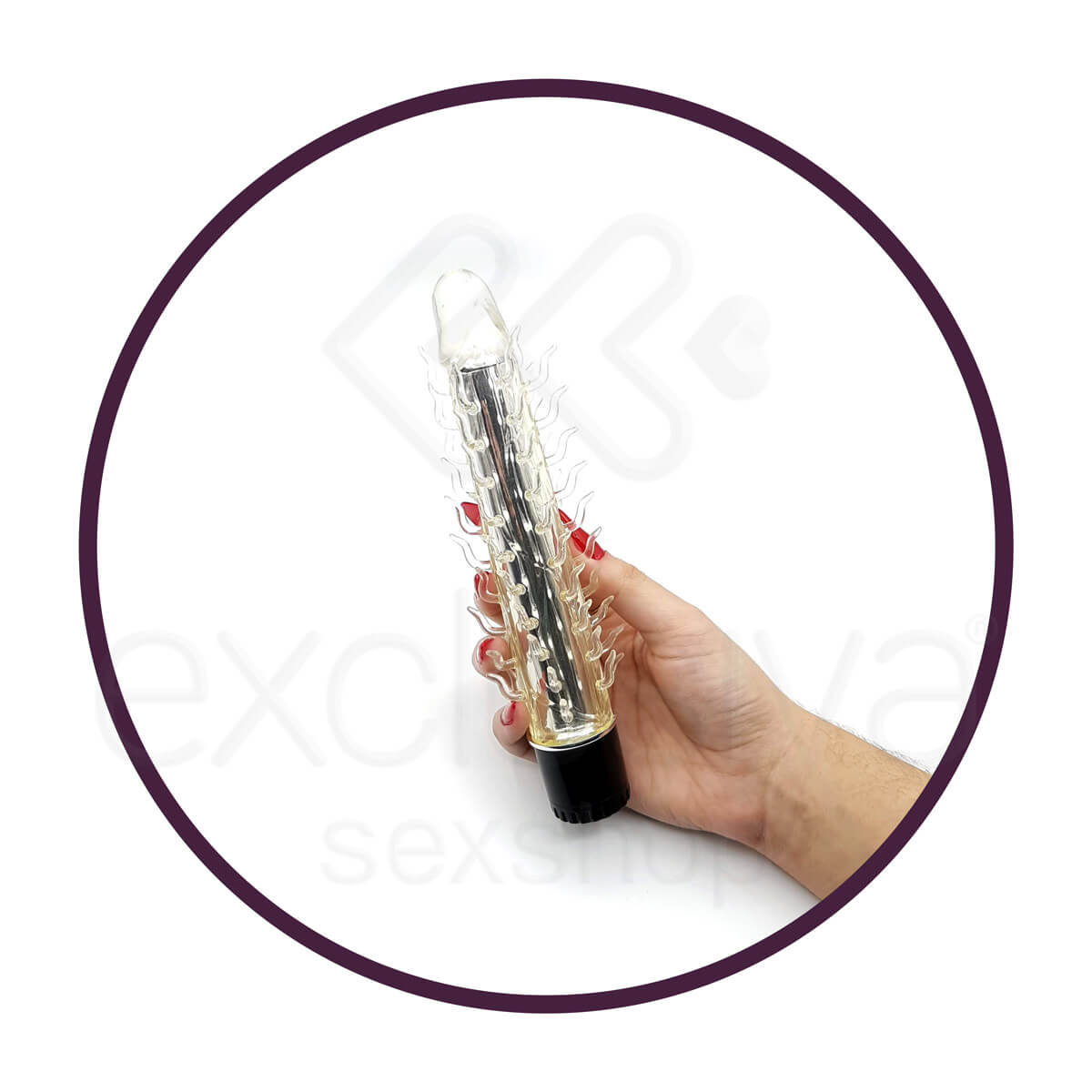 Thorny Dragon - Vibrador Personal com Vibração Multivelocidade - 19,5 x 2,1 cm - 4