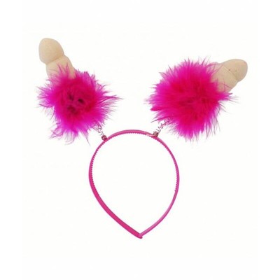 Foto 1 do produto Tiara para Cabeça com Pênis e Plumas