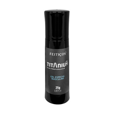 Foto 2 do produto Gel Potencializador de Ereção e Desempenho Sexual Masculino - Feitiços Titanium Alta Performance | 25g