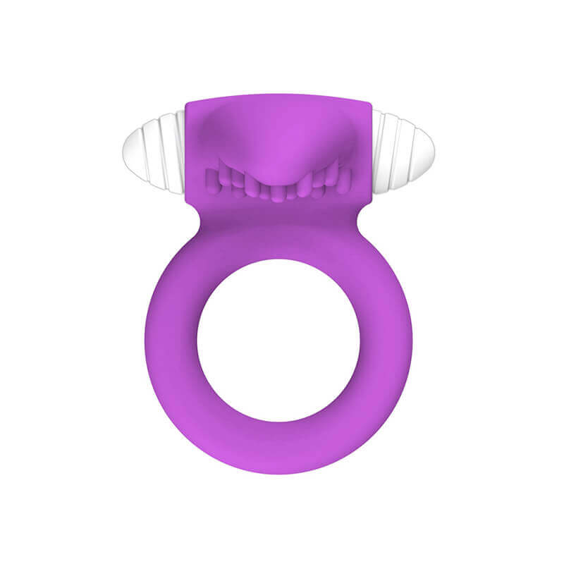 Tongue Cock Ring - Anel Peniano em Silicone com Estimulador Clitoriano e Vibração Única | Cor: Lilás - 3