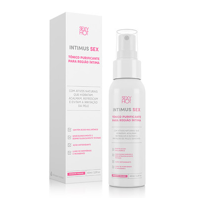 Foto 1 do produto Tônico Vegano Purificante Para Região Íntima - Sexy Hot Intimus Sex | 60 ml