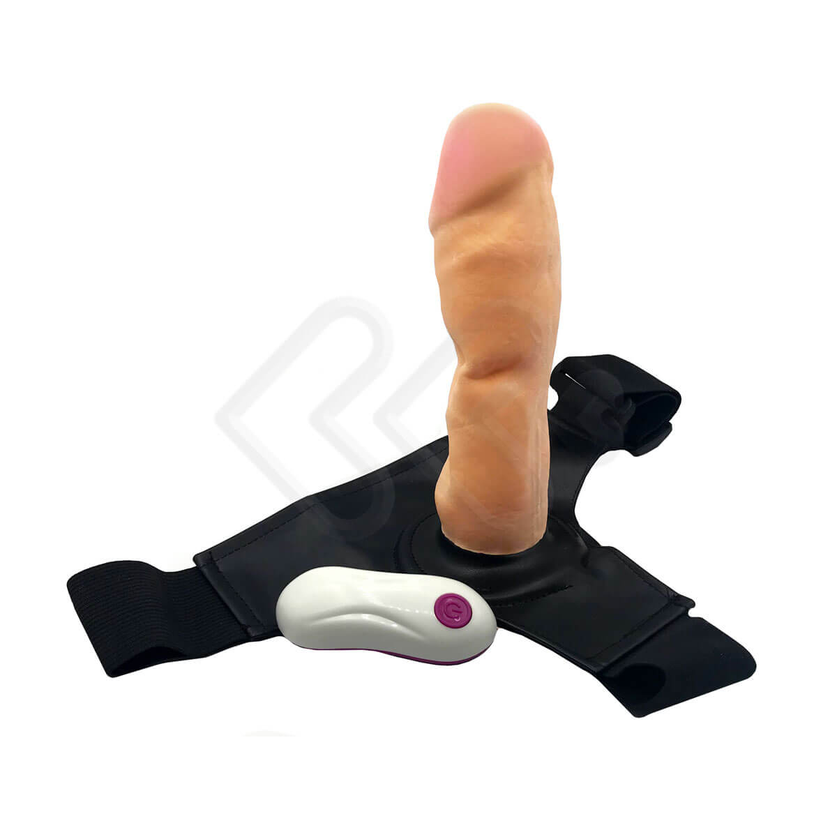 Cinta em Couro com Capa Peniana Realística, 12 Modos de Vibração e Controle Remoto com Fio - Top Notch Wear Penis | Tamanho Único - 3