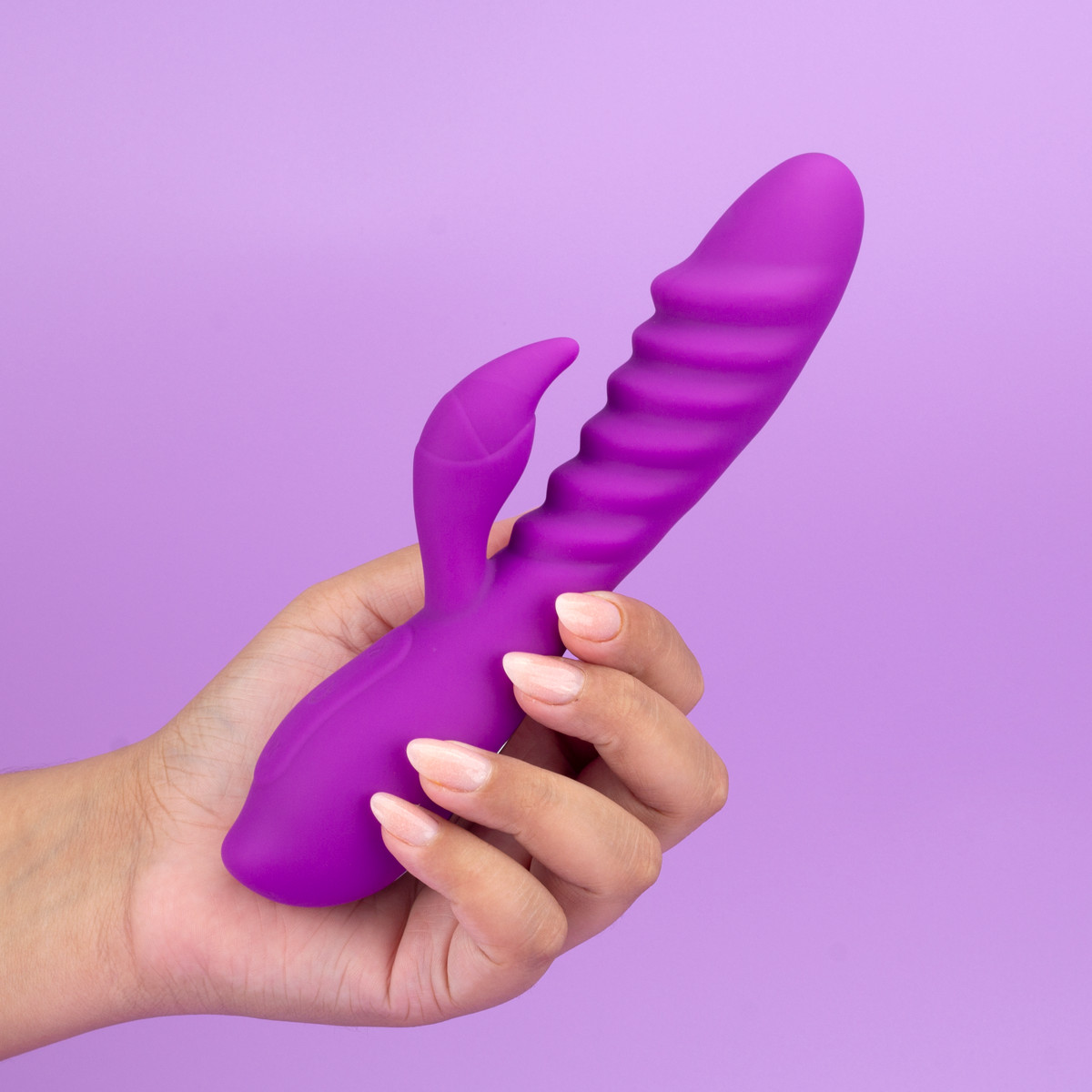 Vibrador Estimulador de Ponto G e Clitóris com Texturas Massageadoras, 7 Modos de Vibração e Aquecimento - Topo Toys Ella | 11 x 3,9 cm - 5
