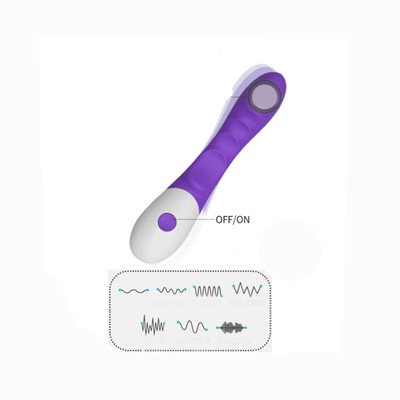Foto 4 do produto Topo Toys A42 Vibrator - Vibrador de Ponto G e Estimulador de Clitóris com Texturas Massageadoras e 7 Modos de Vibração - 13 x 3,6 cm