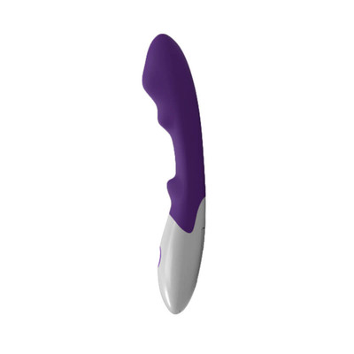 Foto 2 do produto Topo Toys A43 Vibrator - Vibrador de Ponto G e Estimulador de Clitóris com 2 Texturas Massageadoras e 7 Modos de Vibração - 12,7 x 3,6 cm