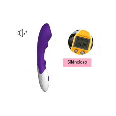 Foto 3 do produto Topo Toys A43 Vibrator - Vibrador de Ponto G e Estimulador de Clitóris com 2 Texturas Massageadoras e 7 Modos de Vibração - 12,7 x 3,6 cm