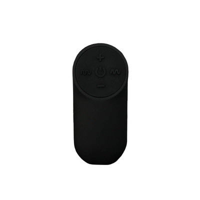 Foto 4 do produto Plug Anal Cônico em Silicone Aveludado com 7 Modos de Vibração e Controle Remoto sem Fio - Topo Toys Anal | 6,7 x 3,5 cm