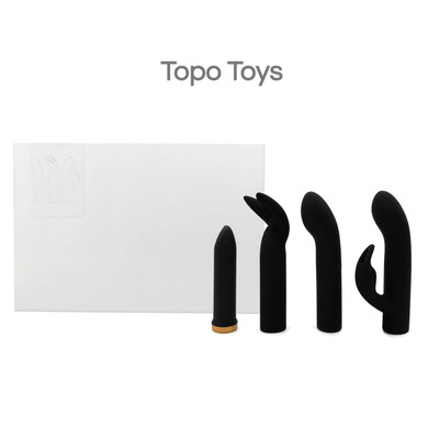 Foto 1 do produto Topo Toys Bullet Wish - Cápsula Vibratória em Silicone com 7 Modos de Vibrações e 3 Estimuladores Removíveis