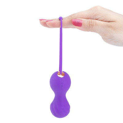 Cápsula Vibratória para Pompoar em Silicone com Nódulos, 7 Modos de Vibração e Controle Remoto sem Fio - Topo Toys Egg Vibration | 8,4 x 3,6 cm