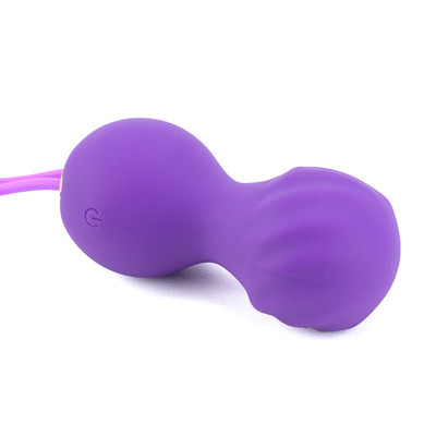 Foto 3 do produto Cápsula Vibratória para Pompoar em Silicone com Nódulos, 7 Modos de Vibração e Controle Remoto sem Fio - Topo Toys Egg Vibration | 8,4 x 3,6 cm