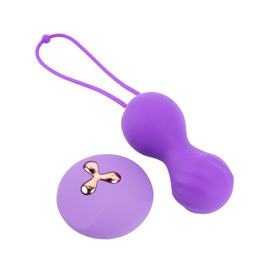 Cápsula Vibratória para Pompoar em Silicone com Nódulos, 7 Modos de Vibração e Controle Remoto sem Fio - Topo Toys Egg Vibration | 8,4 x 3,6 cm