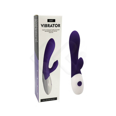 Foto 1 do produto Vibrador Estimulador de Ponto G e Clitóris em Silicone com 7 Modos de Vibração - 10,1 x 3,3 cm | Cor: Roxo