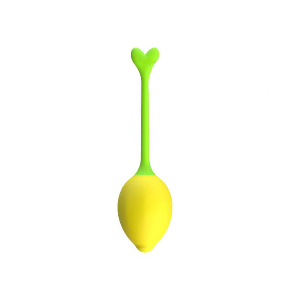 Topo Toys Lemon Ball - Vibrador Estimulador em Forma de Limão com 10 Modos de Vibração e Aplicativo - 4,9 x 3,4 cm - 3