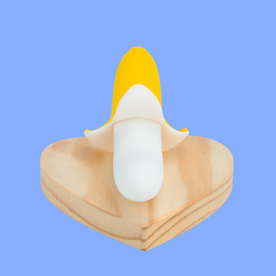 Foto 4 do produto Vibrador Estimulador de Ponto G e Clitóris em Forma de Banana com 10 Modos de Vibração e Recarregável - Topo Toys Little Banana | 7,5 x 3 cm