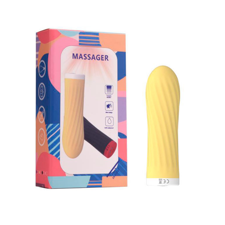 Mini Vibrador em Silicone com 10 Frequências de Vibração, Resistente à Água - Topo Toys Massager | 8,4 x 2,3 cm | Disponível em 2 Cores - 4