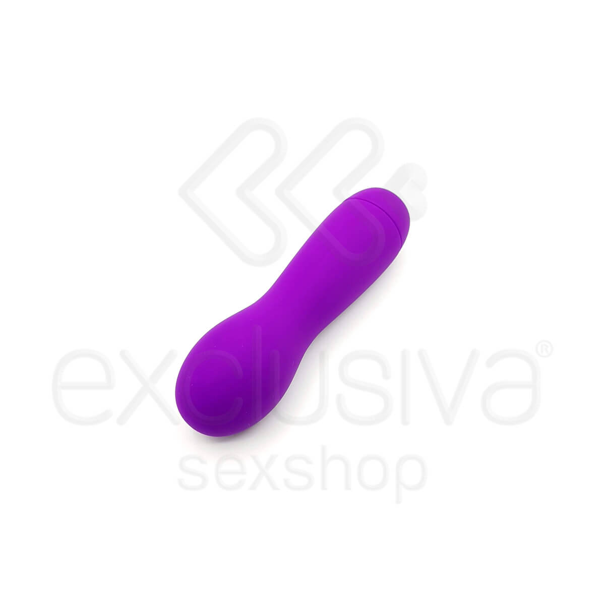 Topo Toys - Mini Vibrador Recarregável em Silicone com Ponta mais Volumosa e 7 Modos de Vibrações- 13,2 x 3,5 cm - 4