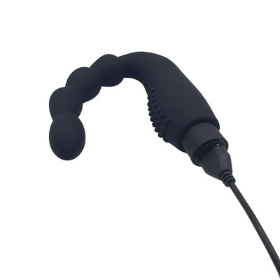 Foto 4 do produto Estimulador de Próstata e Períneo com 7 Modos de Vibrações, 4 Velocidades, Controle Remoto Sem Fio e Recarregável - Topo Toys | 11 x 2,3 cm