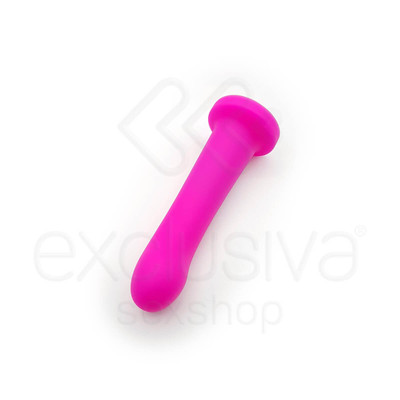Foto 3 do produto Topo Toys - Vibrador Recarregável em Silicone Estimulador de Ponto G com Ventosa, 7 Modos de Vibrações, 4 Velocidades e Controle Remoto Sem Fio - 19,5 x 3,5 cm
