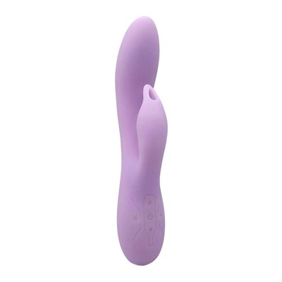 Vibrador Recarregável Estimulador de Ponto G e de Clítoris em Silicone com 7 Modos de Vibrações e 4 Velocidades - Topo Toys | 20 x 3,5 cm