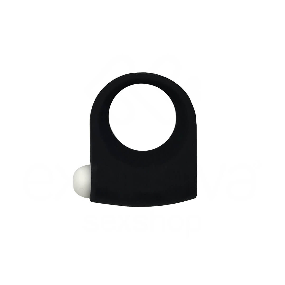 Topo Toys Vibrating Ring - Anel Peniano em Silicone com Vibração Única Resistente a Água - 5,7 x 2,9 cm | Cor: Preto - 3