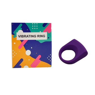 Foto 1 do produto Topo Toys Vibrating Ring - Anel Peniano em Silicone com Vibração Única Resistente a Água - 5,7 x 2,9 cm | Cor: Roxo