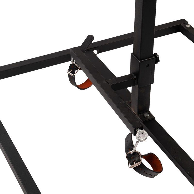 Torre de Orgasmo Ajustável em Aço com Algemas, Tornozeleiras e Coleira - Sex Furniture - 7