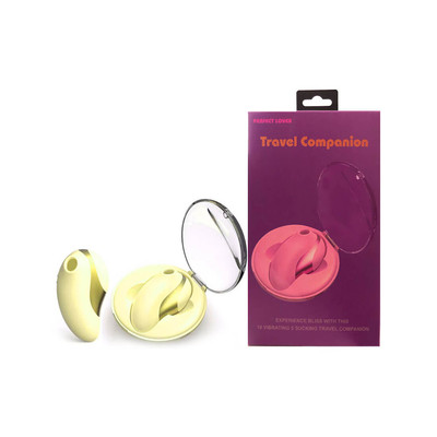 Travel Companion - Mini Estimulador com 5 Intensidades de Sucção e 10 Modo de Vibração