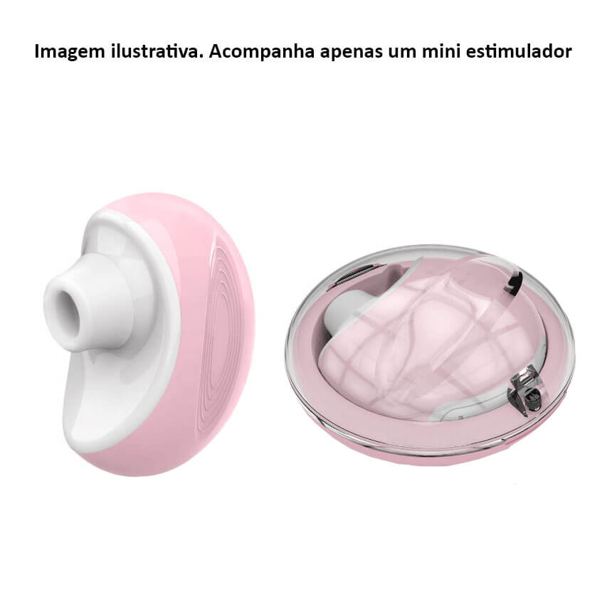 Mini Estimulador Clitoriano Recarregável com 5 Intensidades de Sucção - Travel Companion - 2